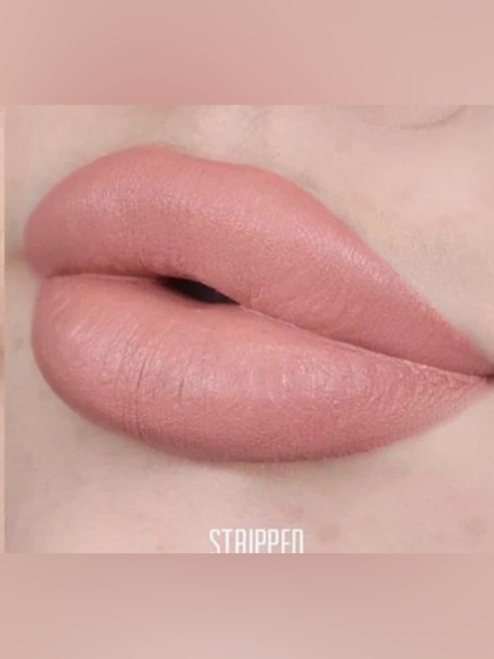 Bodyography STRIPPED Lip Lava Liquid Lipstick Soft Melon Nude Matte NEW PC